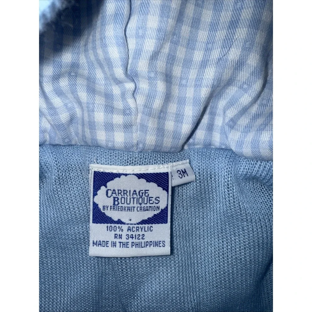 Vintage Carriage Boutiques By Friedknit Collection‎ Baby Bunting Snow Suit 3 M